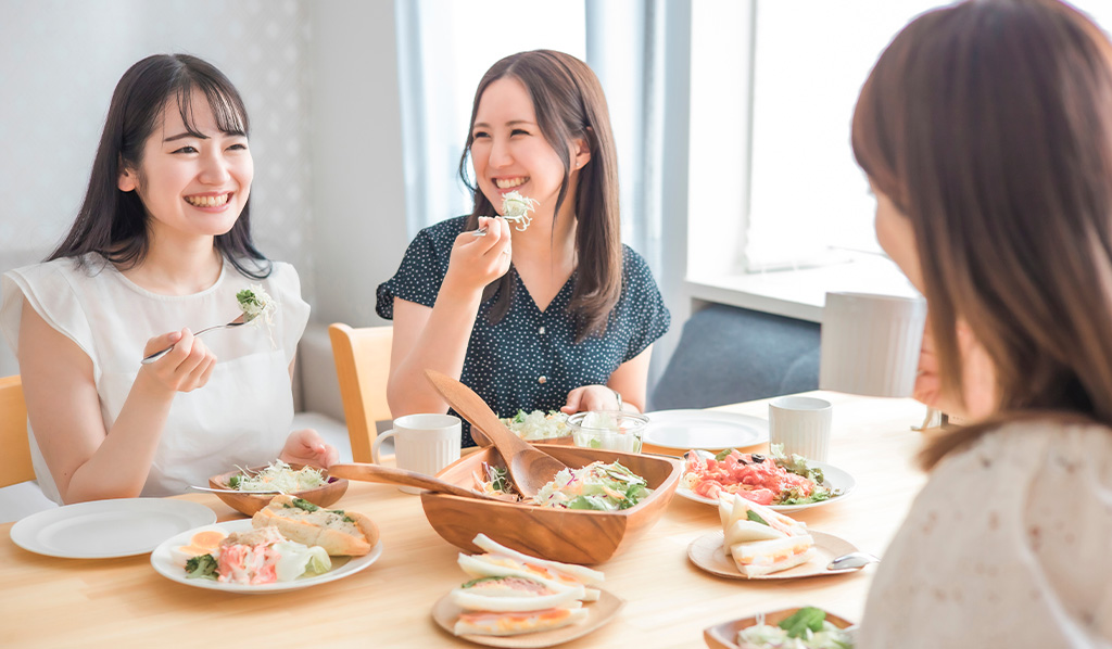 食事や歯みがきのストレスなし